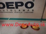 Opel Combo 3/02- bočné smerovky oranžové Sada L+P