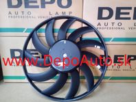 Audi A4 10/00-9/04 ventilátor chladičov 385mm/320W