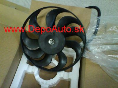 Audi A5 6/2007-2011 ventilátor chladiča /350mm/