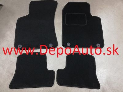 Audi TT 1/99-06- textilné koberce čierne 4ks