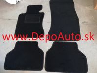BMW 5 E60 8/03- textilné koberce čierne 4ks
