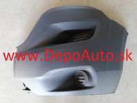 Fiat DUCATO 2014- roh predného nárazníka Lavý/ bez otvoru na hmlovku / tmavošedý
