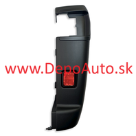 Fiat DUCATO 2014- roh zadného nárazníku Pravý / čierny / otváranie dverí 270°