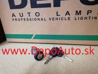 Fiat DUCATO 7/94-12/01 1x zámok dverí + 2 x klúč,Pravý
