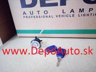 Fiat PUNTO 6/03- 1x zámok dverí + 2 x kľúč,3dv verzia,Lavý