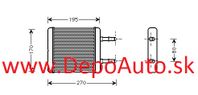 Hyundai GETZ 9/02-7/05 radiátor kúrenia /pre všetky typy/