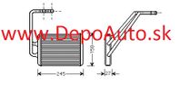 Hyundai SANTA FE 2/01-05 radiator kúrenia / pre všetky typy /
