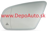 Mercedes W205 C 12/2013- sklo zrkadla Lavé /s držiakom/ s asistentom