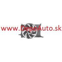 Opel COMBO 12/93-2/02 ventilátor chladiča /1,2i-1,4i / s AC