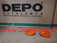 Opel Corsa C 00-06 bočné smerovky oranžové Sada L+P