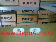 Opel MOVANO 03- bočné smerovky biele Sada L+P
