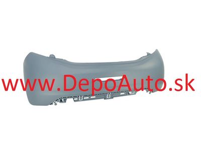 Peugeot 208 3/2012- zadný nárazník s podkladom / od r.v.6/2015-