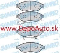 Peugeot BOXER 06- predné platničky Sada 1,2t-1,6t / SAMKO /