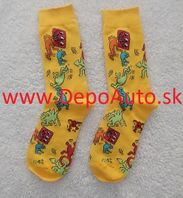 Ponožky Žltá postavička / veľkosť od 36-41