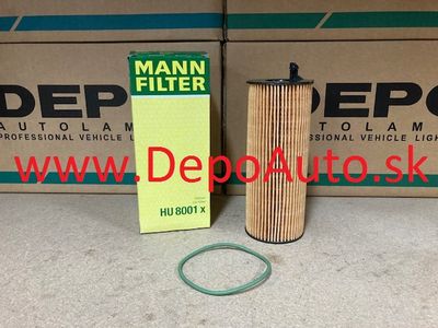 Porsche CAYENNE 2010-2015 olejový filter 3,0D-4,2D / MANN