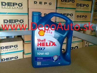 Shell HX7 Diesel 10W-40 4L