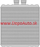 Škoda RAPID 07/2012-radiátor kúrenia 1,2-1,2 TSI-1,4