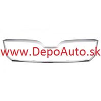 Škoda SUPERB II 5/2013- chrómová lišta prednej masky