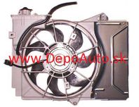 Toyota YARIS 4/99-1/06 ventilátor cladičov 1,0i s AC od 3/2003