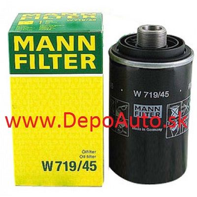 VW TIGUAN 10/07- olejový filter 2,0TFSi / MANN